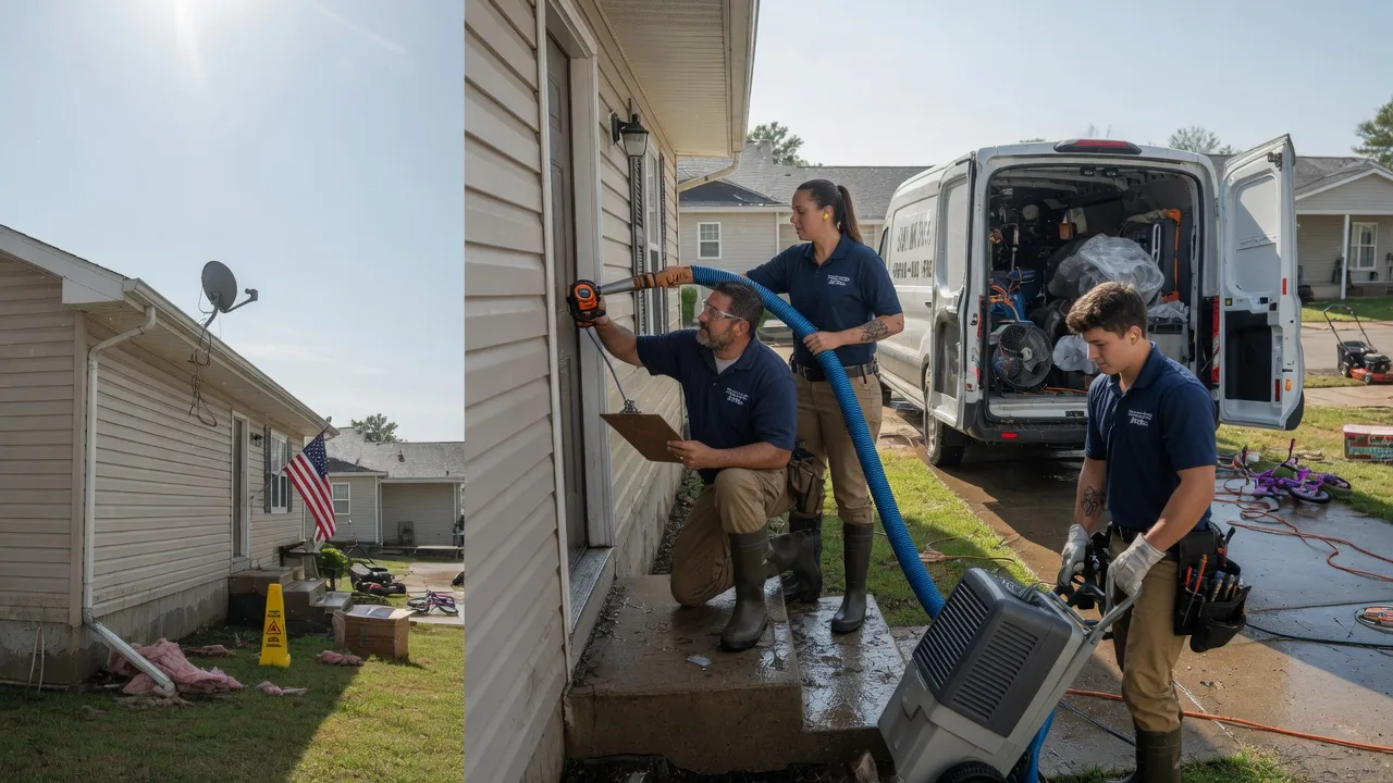 Ceiling Water Damage Restoration in Fillmore, IL near me